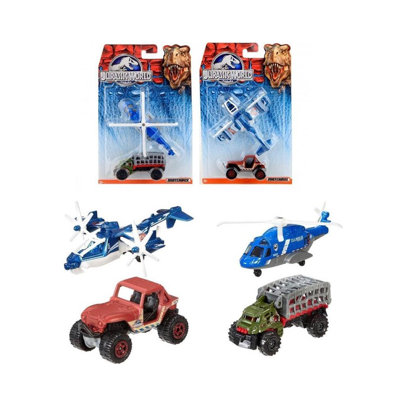 Matchbox Jurassic World sõidukid 2 tk