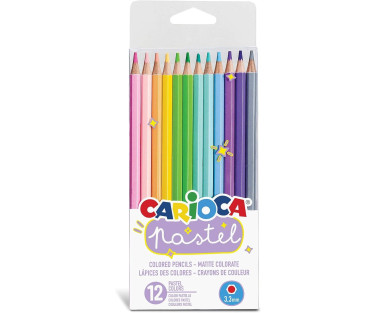 CARIOCA Värvipliiatsid 12 tk pastel