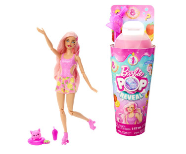 Barbie®️ Pop Reveal joogitopsis üllatusnukk - maasikas