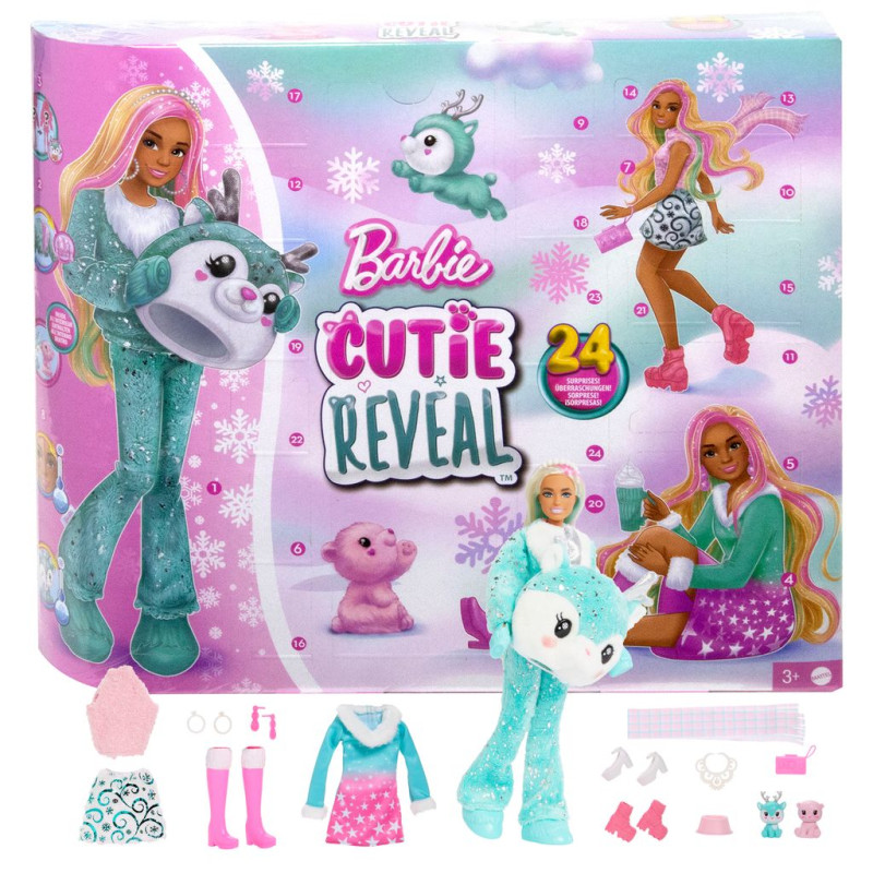 Barbie Cutie Reveal advendikalender 2023