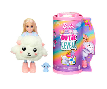 Barbie® Cutie Reveal Nunnu T-särgiga Chelsea nukk lammas