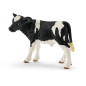 Schleich Farm World vasikas, must-valge