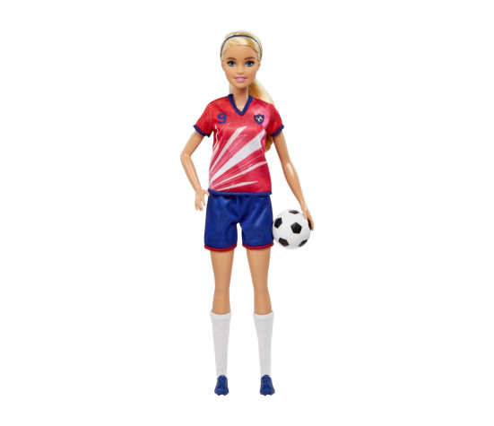 Barbie® jalgpallinukk, blond