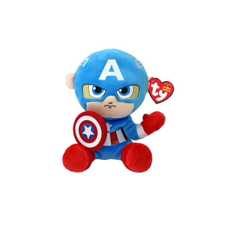 TY pehme nukk Captain America 15 cm