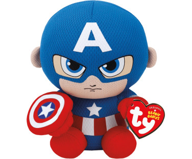 TY pehme mänguasi CAPTAIN AMERICA 15 cm