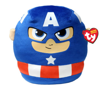 TY Squishy Beanies padi CAPTAIN AMERICA 25 cm