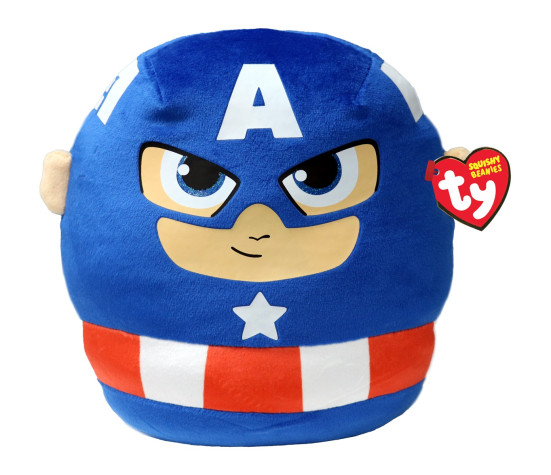 TY Squishy Beanies padi CAPTAIN AMERICA 25 cm