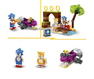 LEGO Sonic the Hedgehog Tails' Adventure Boat