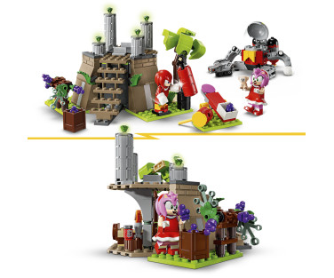 LEGO Sonic the Hedgehog Knuckles and the Master Emerald Shrine