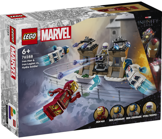 LEGO Super Heroes Iron Man & Iron Legion vs. Hydra Soldier