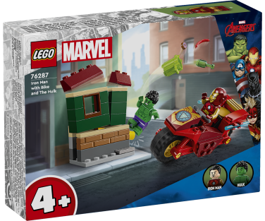 LEGO Super Heroes Iron Man with Bike and The Hulk