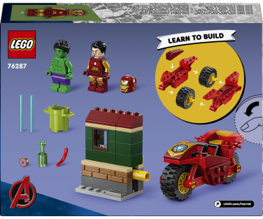 LEGO Super Heroes Iron Man koos ratta ja The Hulkiga