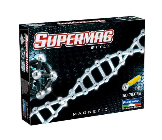 Supermag magnetilised ehituspulgad Style, 24 osa