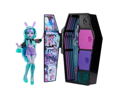 Monster High kirstukujuline üllatuskapp, neoonseeria Twyla