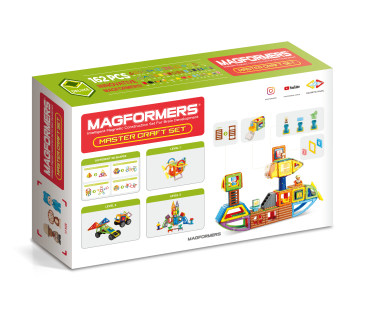 MAGFORMERS Magnet constructor set Master craft, 162 pcs