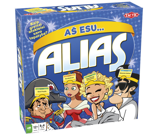 TACTIC Board game Alias I AM (In Lithuanian lang.)