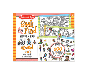 MELISSA & DOUG Seek & Find Sticker Pad - Around Town