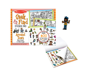 MELISSA & DOUG Seek & Find Sticker Pad - Around Town