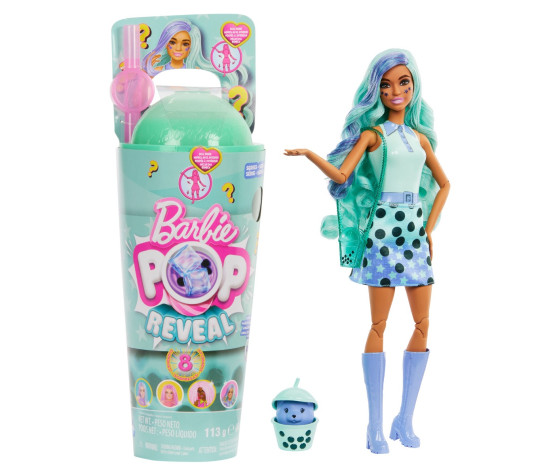 Barbie®️ Pop! Reveal Bobba tee üllatusnukk - Green Tea