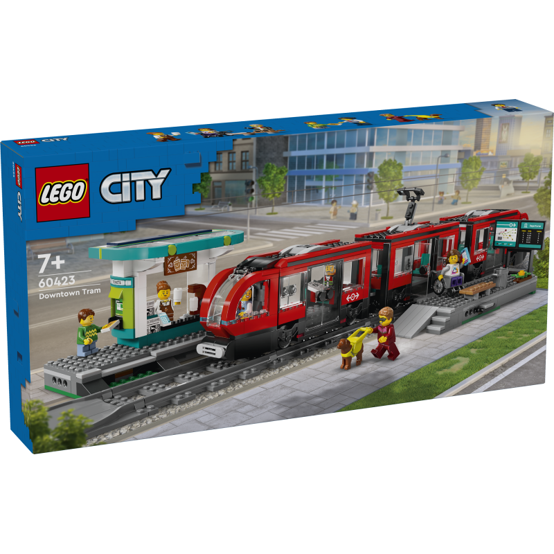 LEGO City Downtown Streetcar and Station