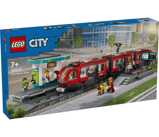 LEGO City Downtown Streetcar and Station