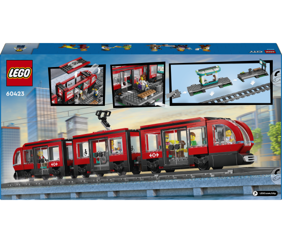 LEGO City Kesklinna tramm ja jaam