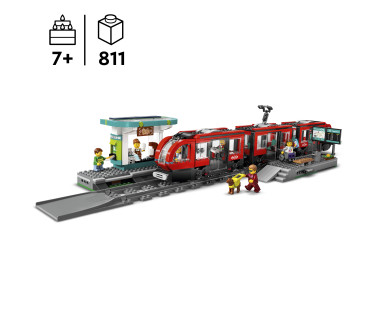 LEGO City Downtown Streetcar and Station