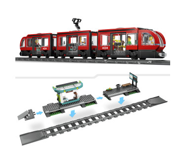 LEGO City Downtown Streetcar and Station