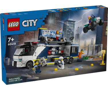 LEGO City Politsei mobiilne kuriteolabori veok