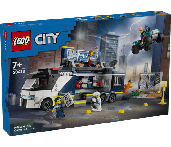 LEGO City Politsei mobiilne kuriteolabori veok