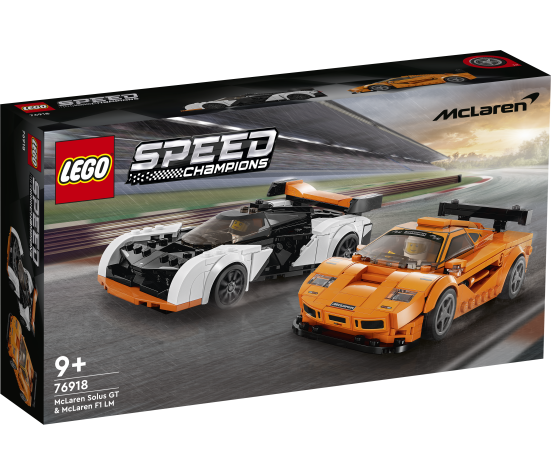 LEGO Speed Champions McLaren Solus GT ja McLaren F1 LM