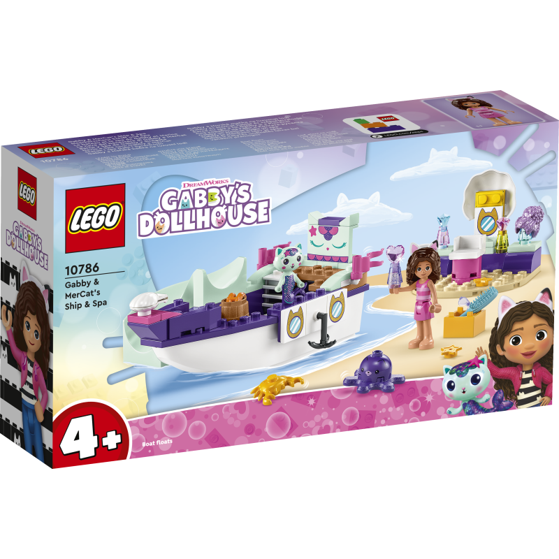 LEGO Gabby´s Dollhouse Gabby ja Merikassi laev ja spaa