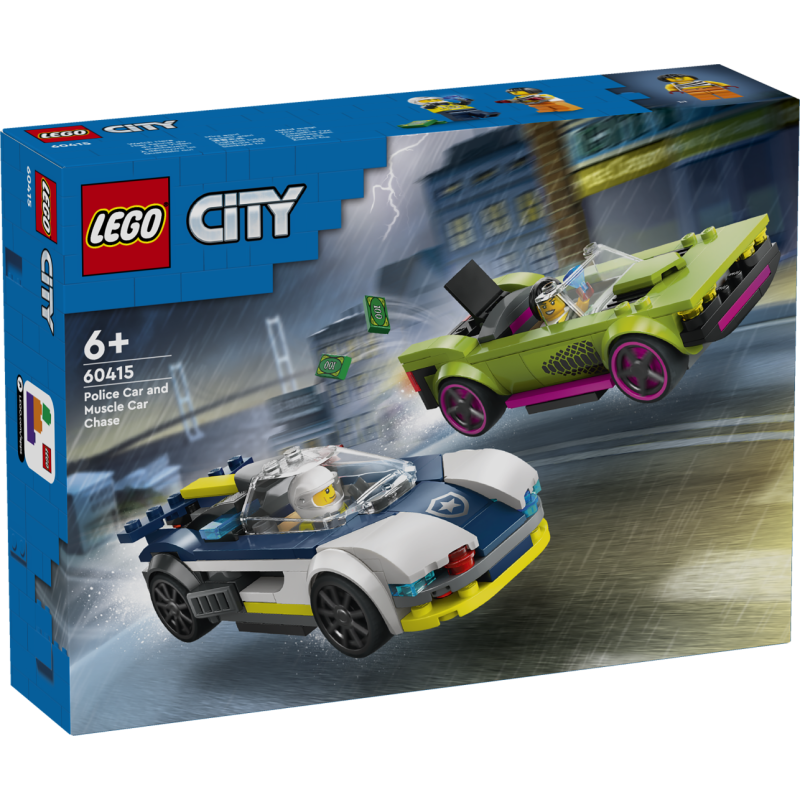 LEGO City Police Car and Muscle Car Chase