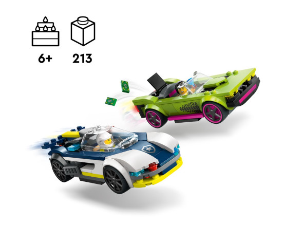 LEGO City Police Car and Muscle Car Chase