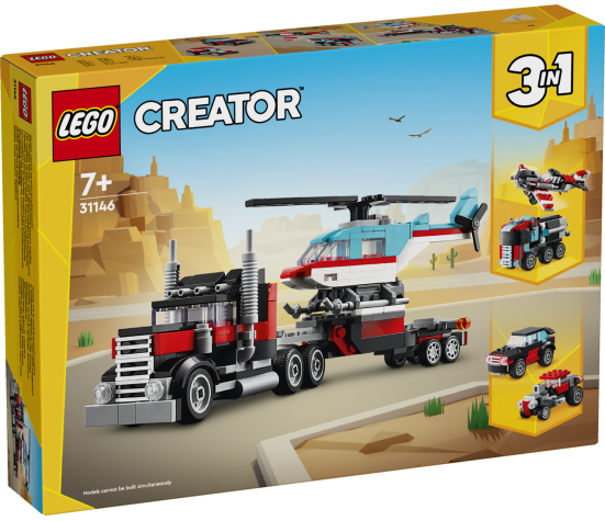 LEGO Creator Flatbed Truck with Helicopter