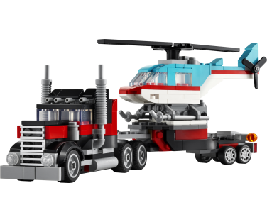 LEGO Creator Flatbed Truck with Helicopter