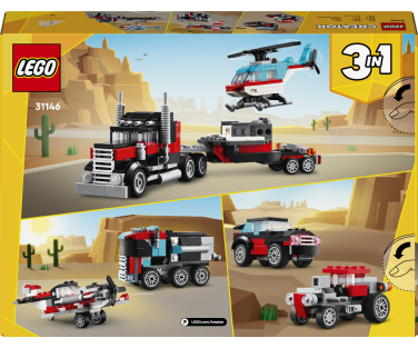 LEGO Creator Flatbed Truck with Helicopter