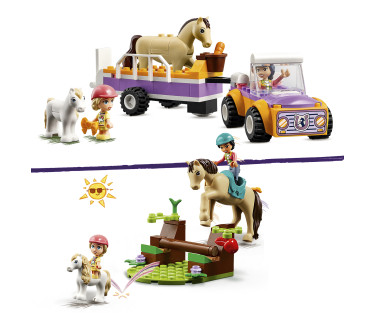 LEGO Friends Hobuse ja poni haagis