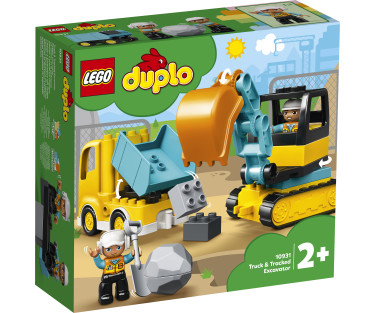 LEGO DUPLO Veok ja roomikekskavaator