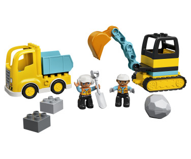 LEGO DUPLO Truck & Tracked Excavator