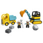 LEGO DUPLO Truck & Tracked Excavator