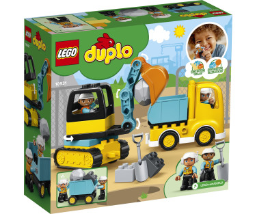 LEGO DUPLO Veok ja roomikekskavaator