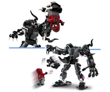 LEGO Super Heroes Venom Mech Armor vs. Miles Morales