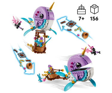 LEGO DREAMZZZ Izzie's Narwhal Hot-Air Balloon