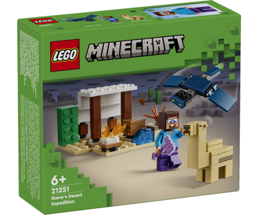 LEGO Minecraft Steve’i kõrbeekspeditsioon