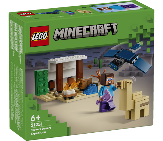 LEGO Minecraft Steve’i kõrbeekspeditsioon