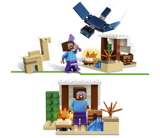 LEGO Minecraft Steve’i kõrbeekspeditsioon