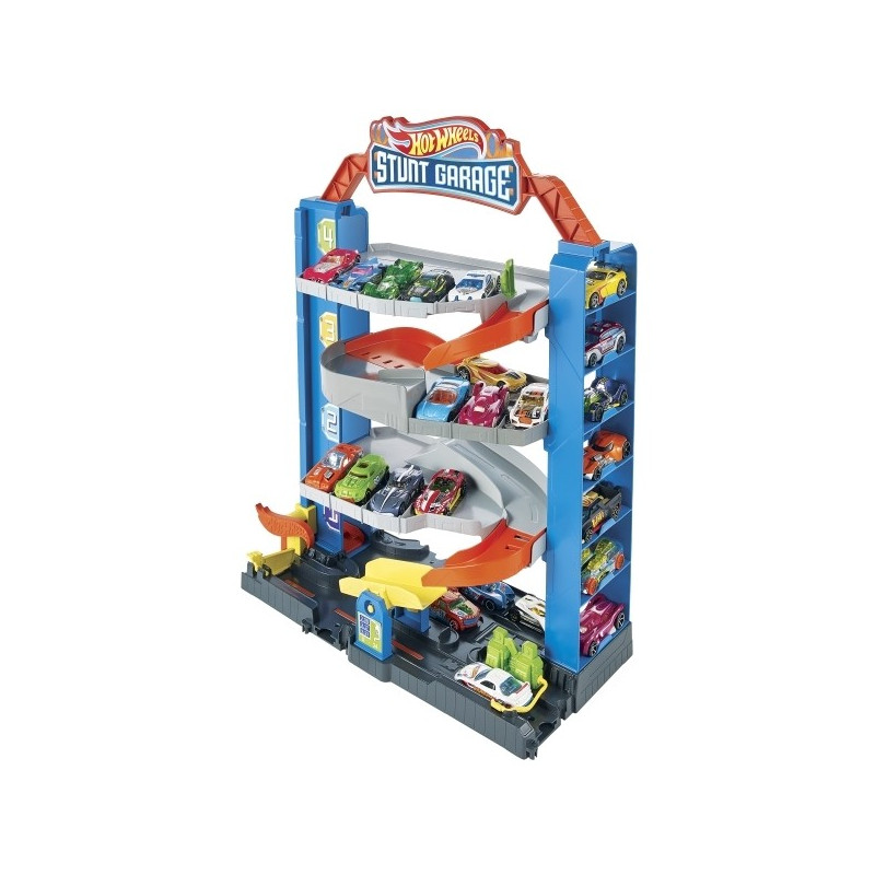 Hot Wheels® Jump & Drop trikigaraaž