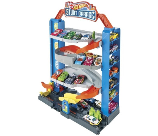 Hot Wheels® Jump & Drop trikigaraaž