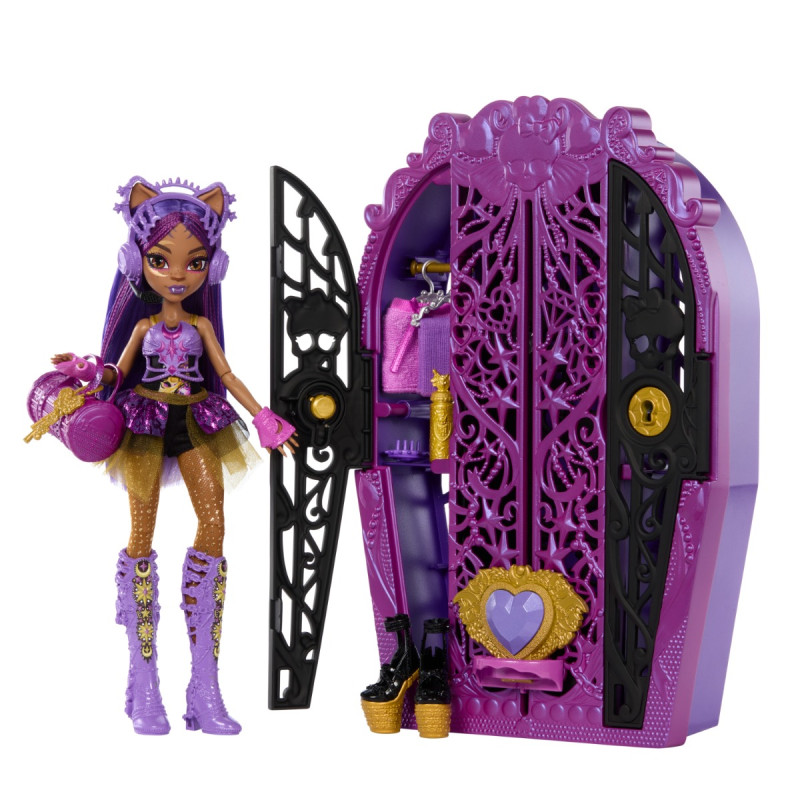 Monster High saladuskapi üllatusnukk Clawdeen